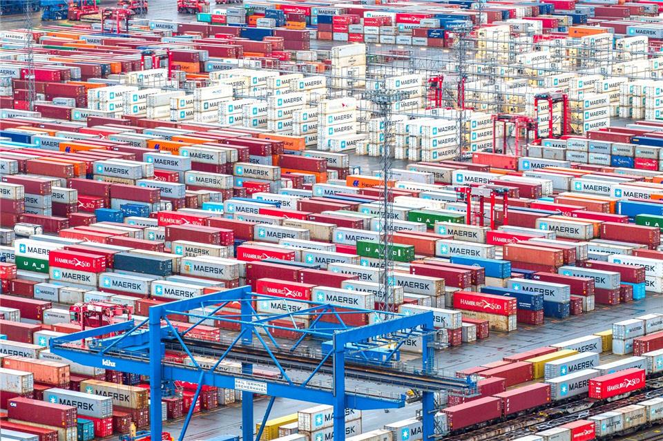 Der Export ist eine Hauptstütze der deutschen Wirtschaft. Sina Schuldt/dpa