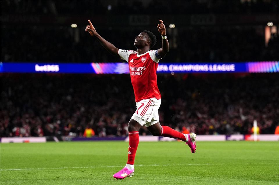 Der FC Arsenal steht im Finale der Champions League.John Walton/PA Wire/dpa