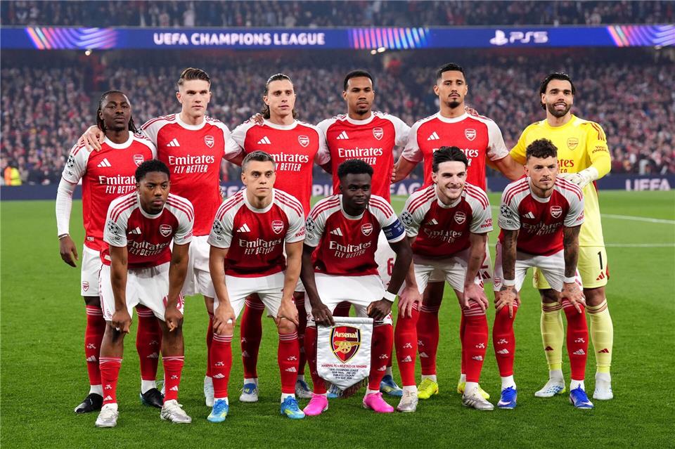 Der FC Arsenal steht zum zweiten Mal nach 2006 im Endspiel der Champions League.John Walton/PA Wire/dpa