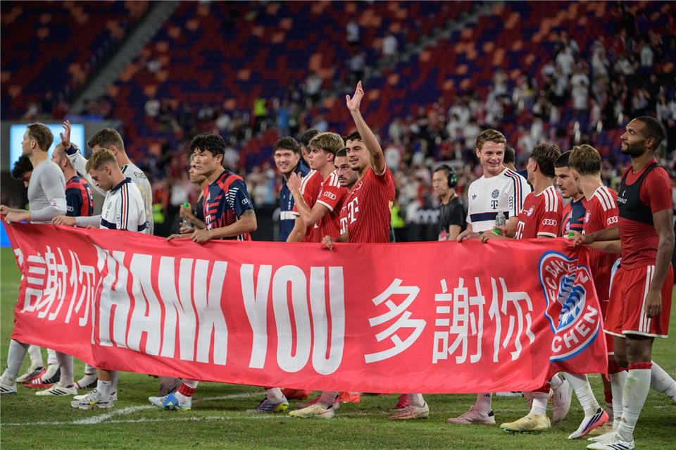 Der FC Bayern blickt zufrieden auf die Asien-Tour zurück.Jayne Russell/ZUMA Press Wire/dpa