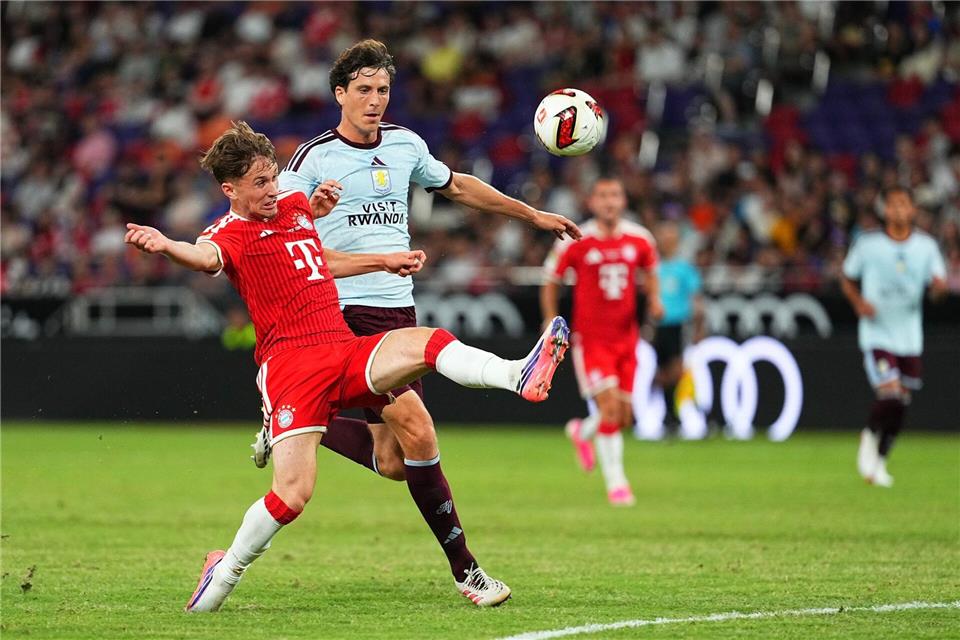 Der FC Bayern verabschiedet sich aus Hongkong mit einem SIeg.Chan Long Hei/AP/dpa