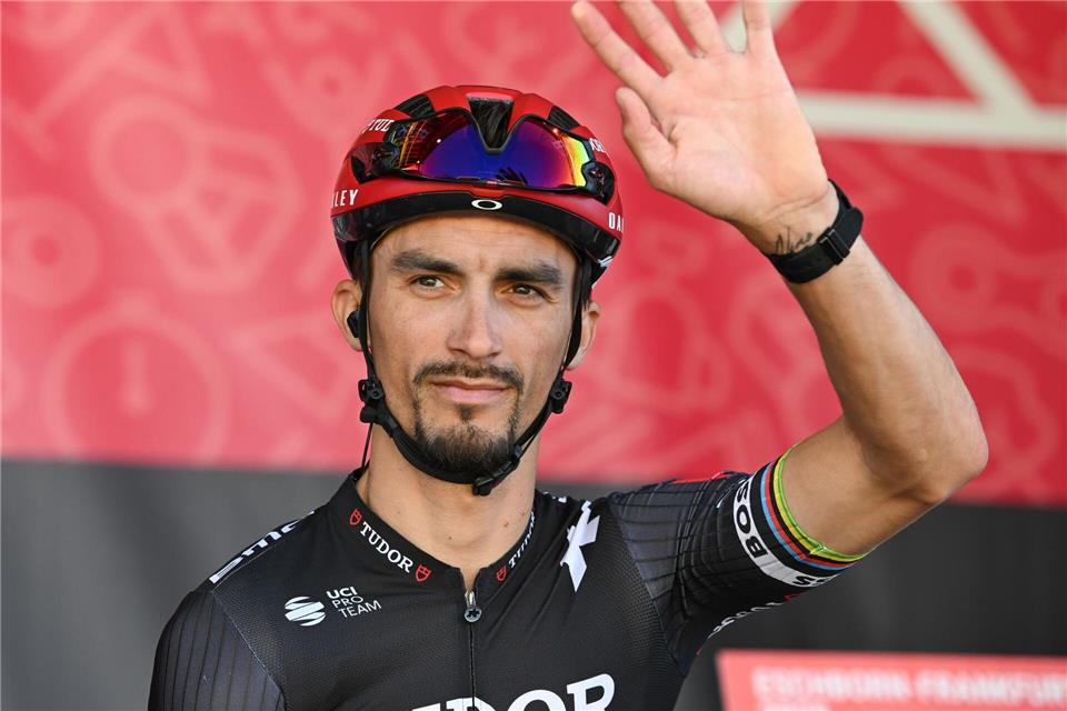 Rad-Star Lipowitz in Québec nicht vorn dabei Der Franzose Alaphilippe gewinnt in Québec. (Archivbild)Arne Dedert/dpa