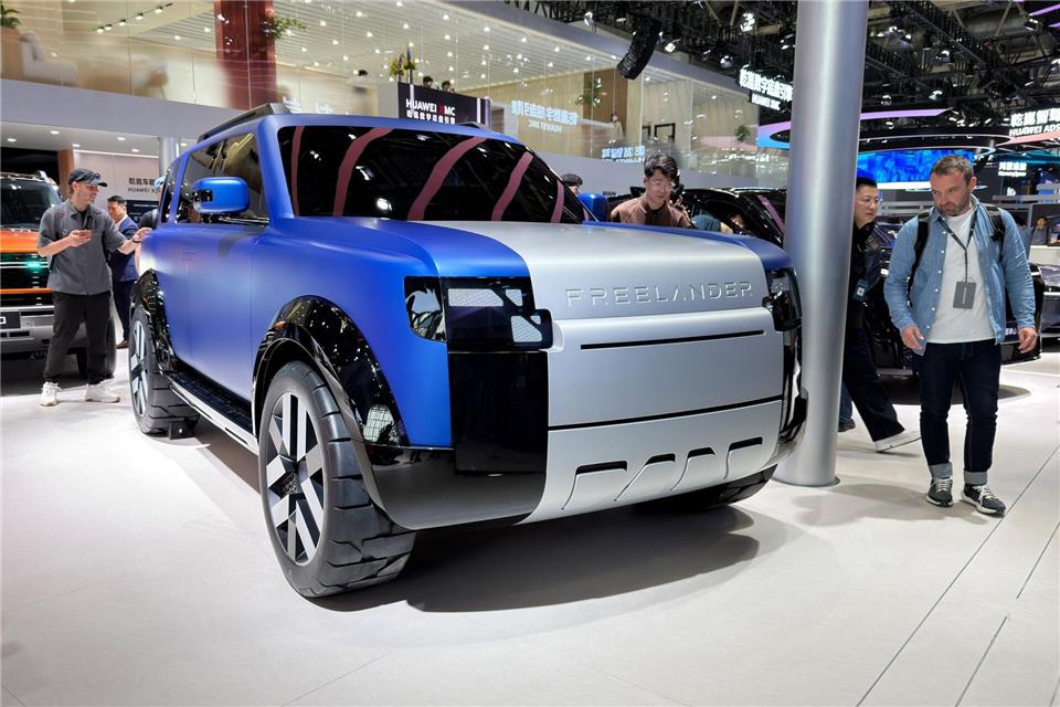 Der Freelander zeigt sich auf der Auto China in Peking als eigenständige Marke für elektrifizierte Fahrzeuge.Thomas Geiger/dpa-tmn