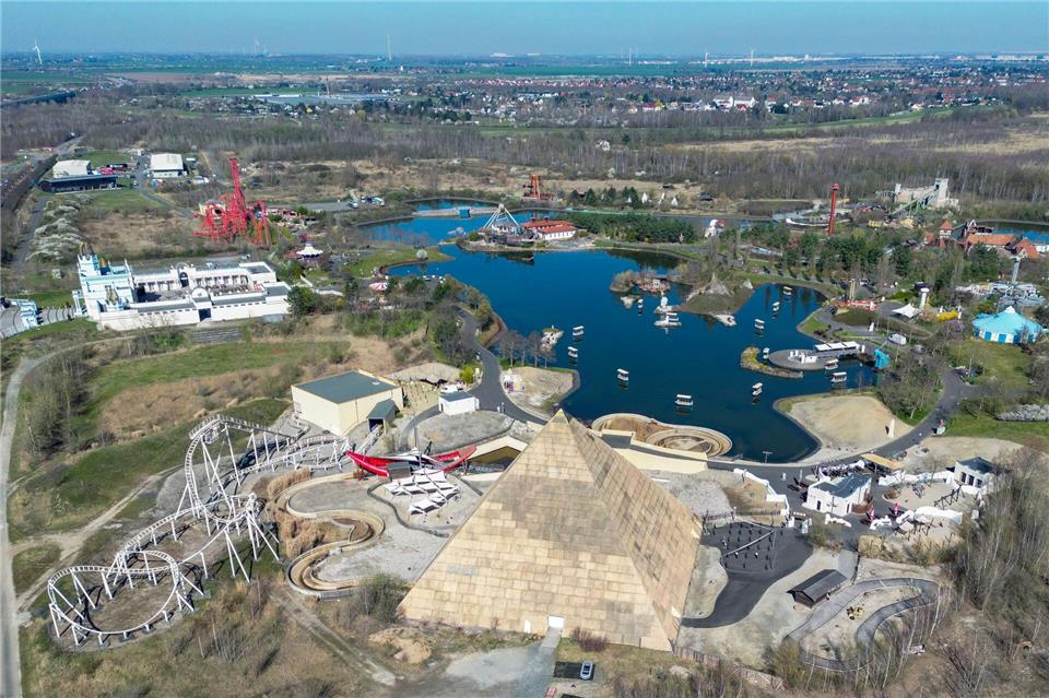 Der Freizeitpark Belantis bei Leipzig wird in einen Asterix-Park verwandelt (Archivbild).Jan Woitas/dpa