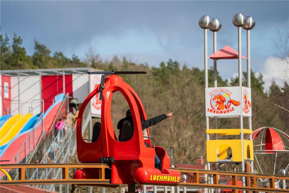 Der Freizeitpark Lochmühle ist ein Freizeitpark mit Tierkoppeln, verschiedene Attraktionen, einem landwirtschaftlichen Lehrpfad und einem landwirtschaftlichen Museum.Andreas Arnold/dpa