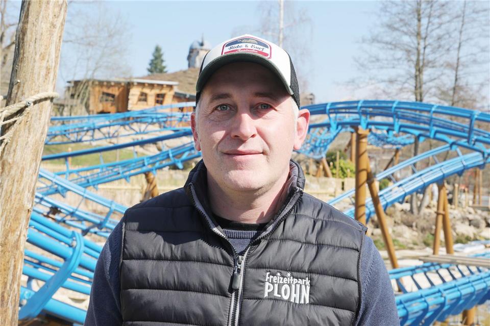 Der Freizeitpark Plohn im Vogtland feiert dieses Jahr sein 30. Jubiläum. Juniorchef Jan Völkel ist stolz auf den Erfolg des Familienbetriebs. Bodo Schackow/dpa