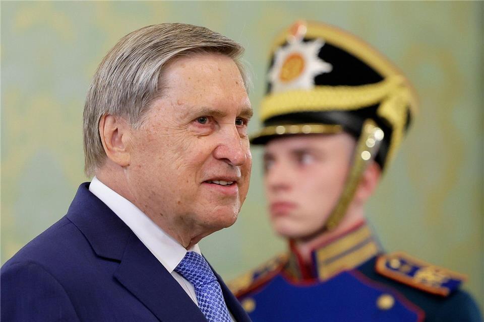 Der Friedensplan sei im Detail bisher gar nicht mit Russland besprochen worden, sagte Juri Uschakow. (Archivbild)Maxim Shemetov/Reuters Pool via AP/dpa