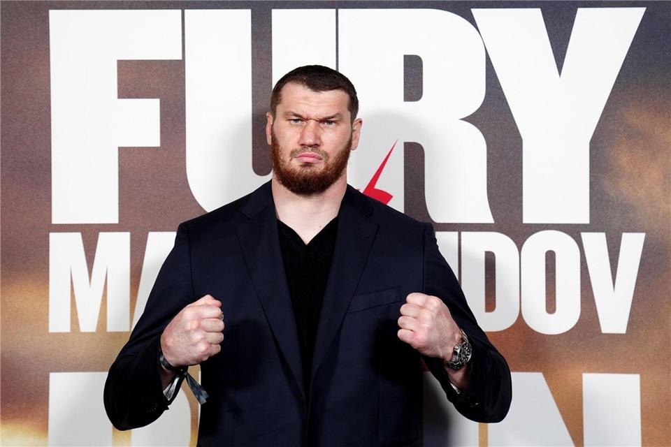 Der Gegner von Tyson Fury: Arslanbek Machmudow. Bradley Collyer/PA Wire/dpa
