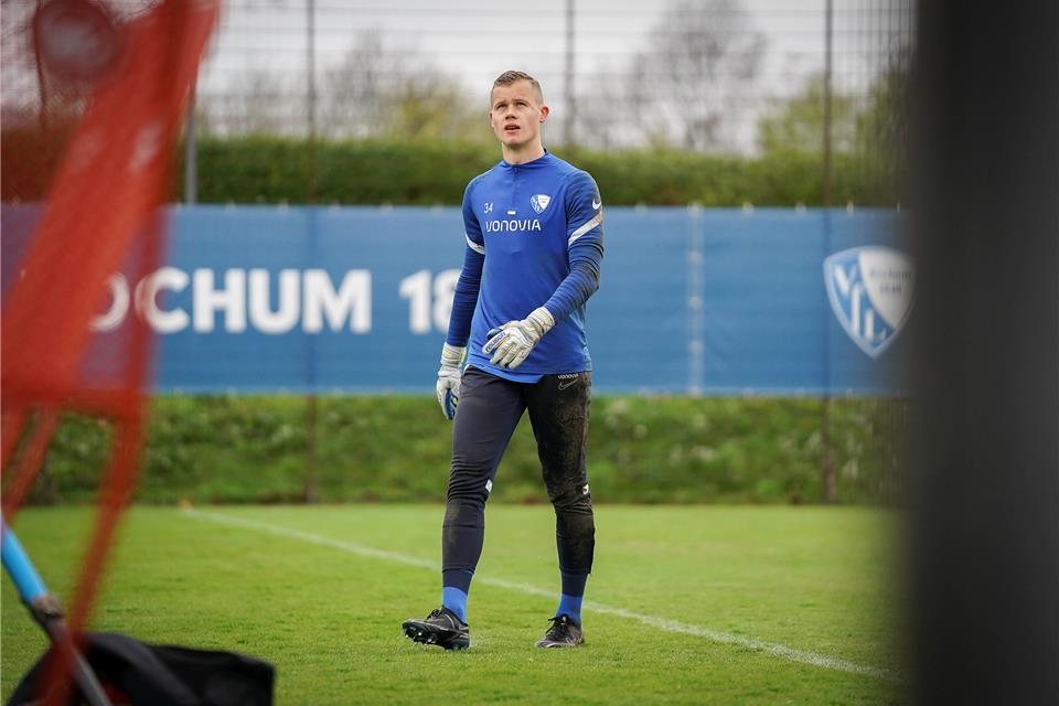 Der Gemener Paul Grave wartet als dritter Torhüter des VfL Bochum immer noch auf seinen ersten Einsatz in der 1. Bundesliga.
