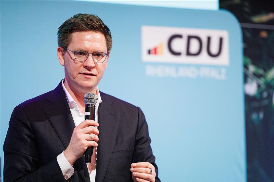 Der Generalsekretär der CDU Rheinland-Pfalz, Johannes Steiniger, wurde erneut in den CDU-Bundesvorstand gewählt. (Archivbild)Hannes P. Albert/dpa