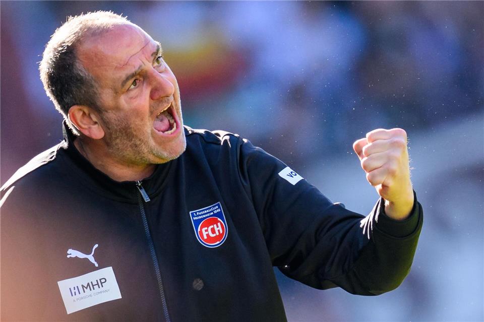 Der Glaube bei Frank Schmidt und dem FCH ist zurück.Tom Weller/dpa