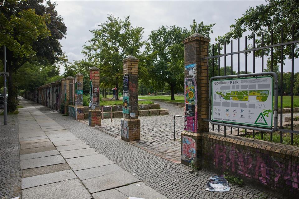 Der Görlitzer Park in Kreuzberg bekommt einen Zaun. (Archivbild)Jörg Carstensen/dpa