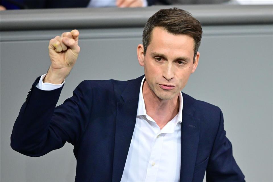 Der Grünen-Politiker Audretsch macht Reiche Vorwürfe. (Archivbild)Sebastian Christoph Gollnow/dpa