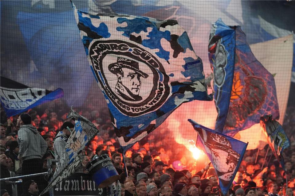 Der HSV empfängt am Sonntag Werder Bremen zum Nordderby. (Archivbild)Marcus Brandt/dpa