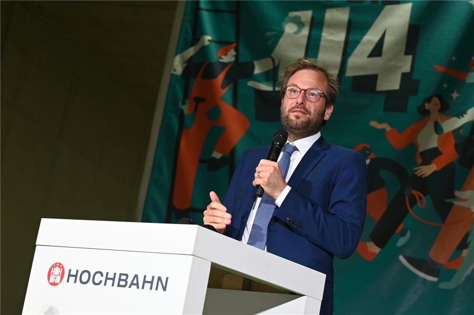 U4-Verlängerung: Rohbau der Haltestelle Horner Geest fertig Der Hamburger Senator für Verkehr und Mobilitätswende, Anjes Tjarks, dankt auf dem Richtfest am Freitag auch den Menschen vor Ort, die die temporären Einschränkungen und das Projekt mittragen. David Hammersen/dpa