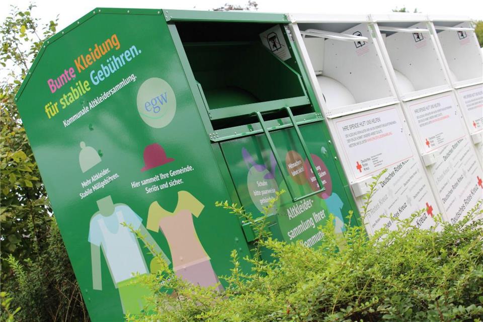 Der Hauptausschuss soll die Standorte für Altkleider-Container teilweise neu festlegen.