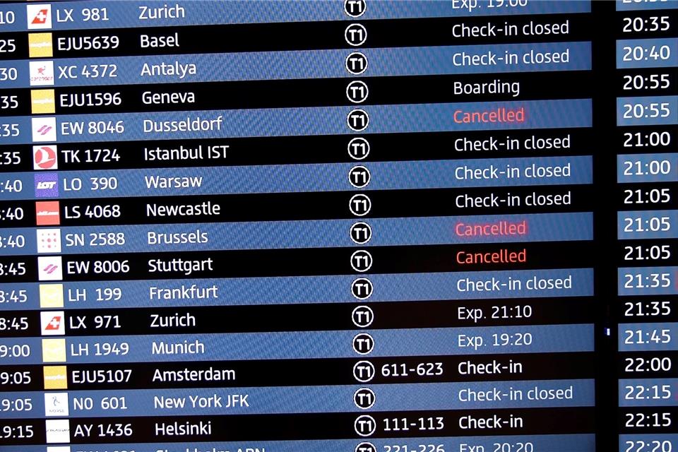 Der Hauptstadtflughafen BER hat zwischenzeitlich den Flugbetrieb eingestellt.