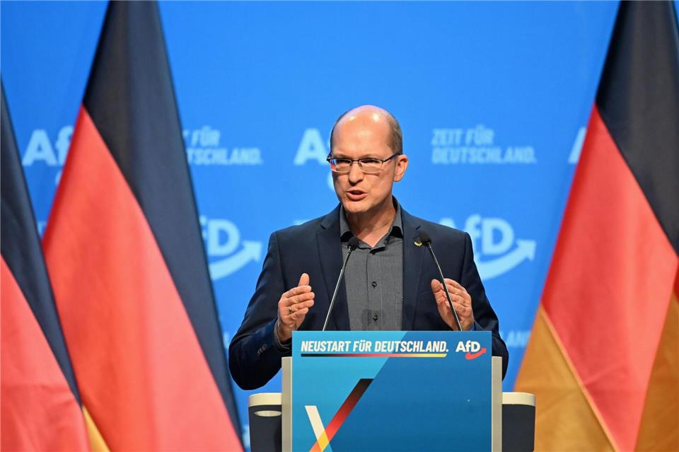 Der Höcke-Vertraute Stefan Möller ist zum stellvertretenden Bundessprecher der AfD gewählt worden. Katharina Kausche/dpa