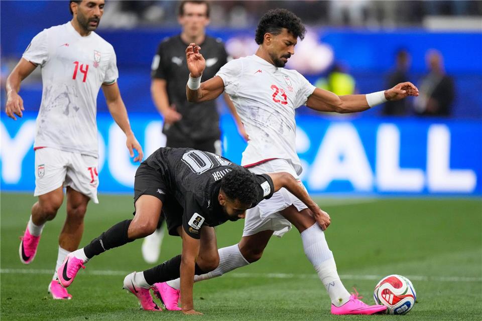 Der Iran erlebte ein sportlich aufregendes Spiel in den USA.Mark J. Terrill/AP/dpa