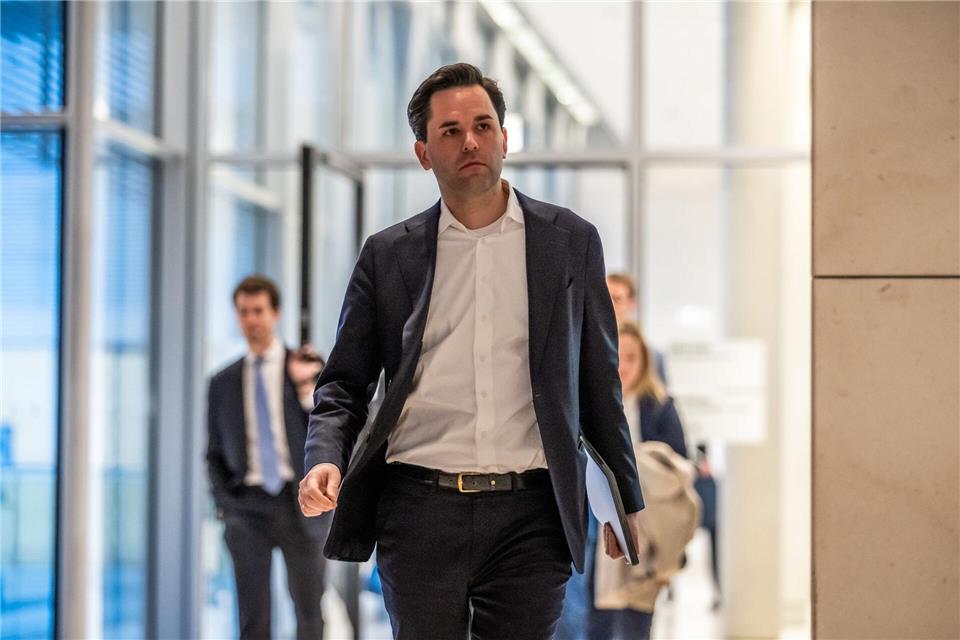 Der JU-Vorsitzende Johannes Winkel gehört zu den Spitzenleuten der Jungen Gruppe. (Archivbild)Michael Kappeler/dpa