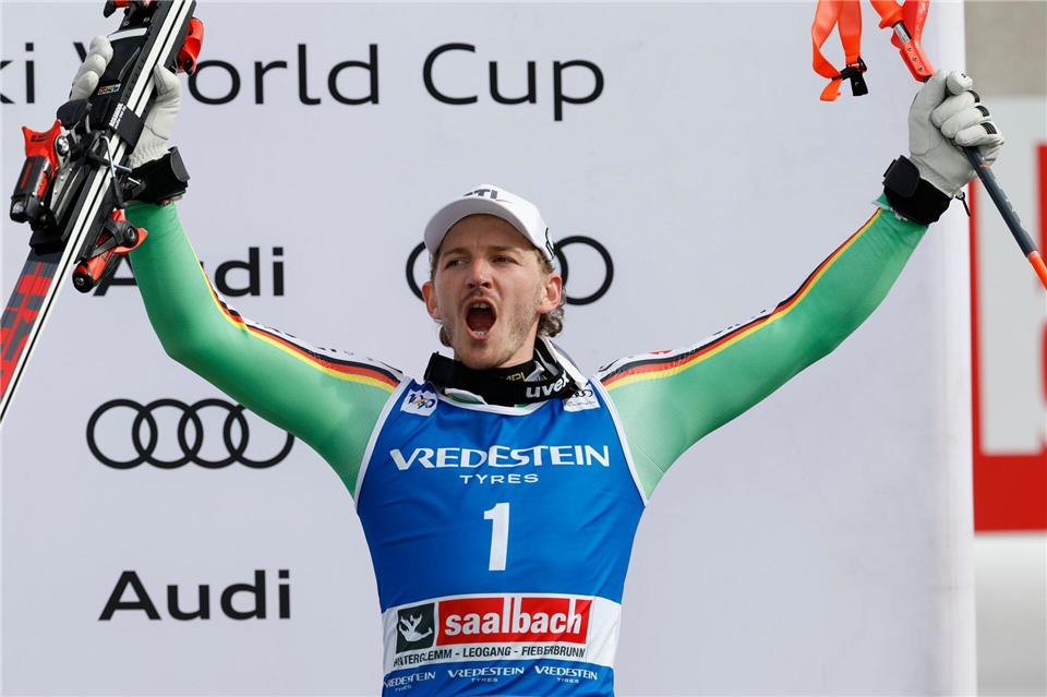 Der Kampf um die Slalom-Gesamtwertung und WM-Medaillen steht für Linus Straßer im Fokus.Alessandro Trovati/AP/dpa