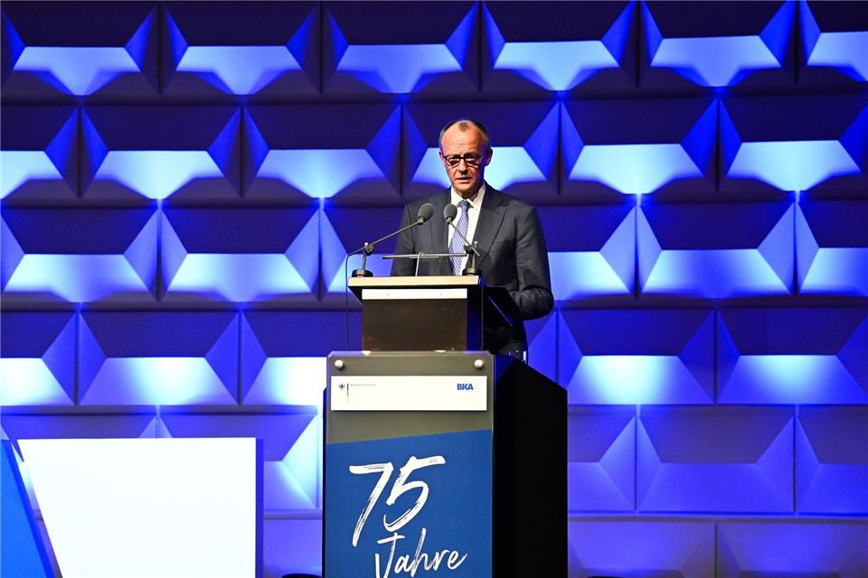 Der Kanzler bezeichnete das BKA als Erfolgsgeschichte.Soeren Stache/dpa