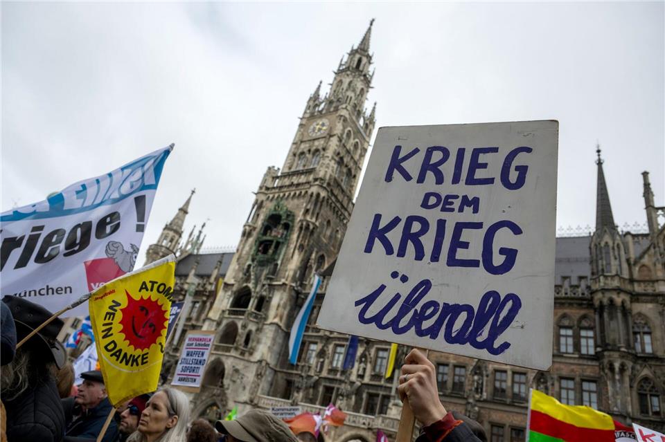 Der Karsamstag war in Bayern der Haupttag der Ostermärsche.Stefan Puchner//dpa