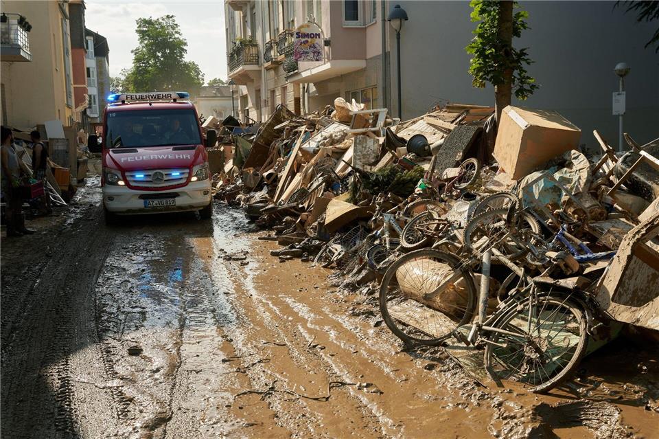 Der Katastrophenschutz wurde nach der Flut neu aufgestellt. (Archivbild)Thomas Frey/dpa