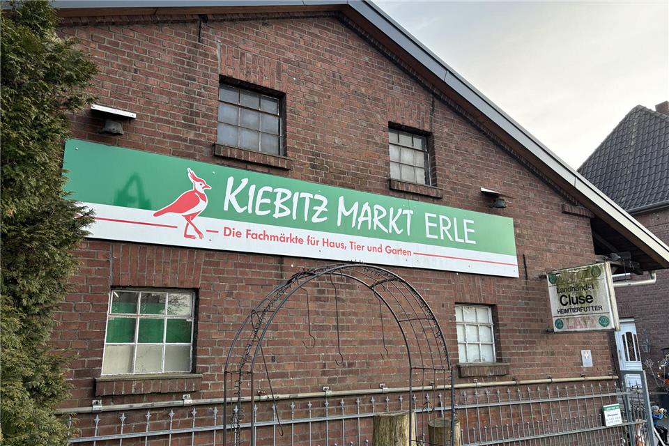 Der Kiebitzmarkt und der Landhandel in Erle werden zum 19. April geschlossen.