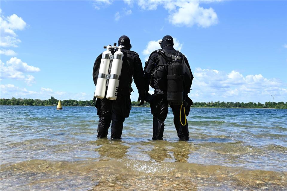 Der Kulkwitzer See lockt viele Taucher an. (Archivbild)Elisa Schu/dpa