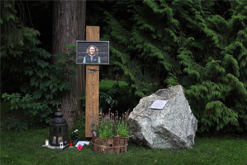 Der Kurpark in Garmisch-Partenkirchen wurde nach Laura Dahlmeier benannt. (Archivbild)Karl-Josef Hildenbrand/dpa