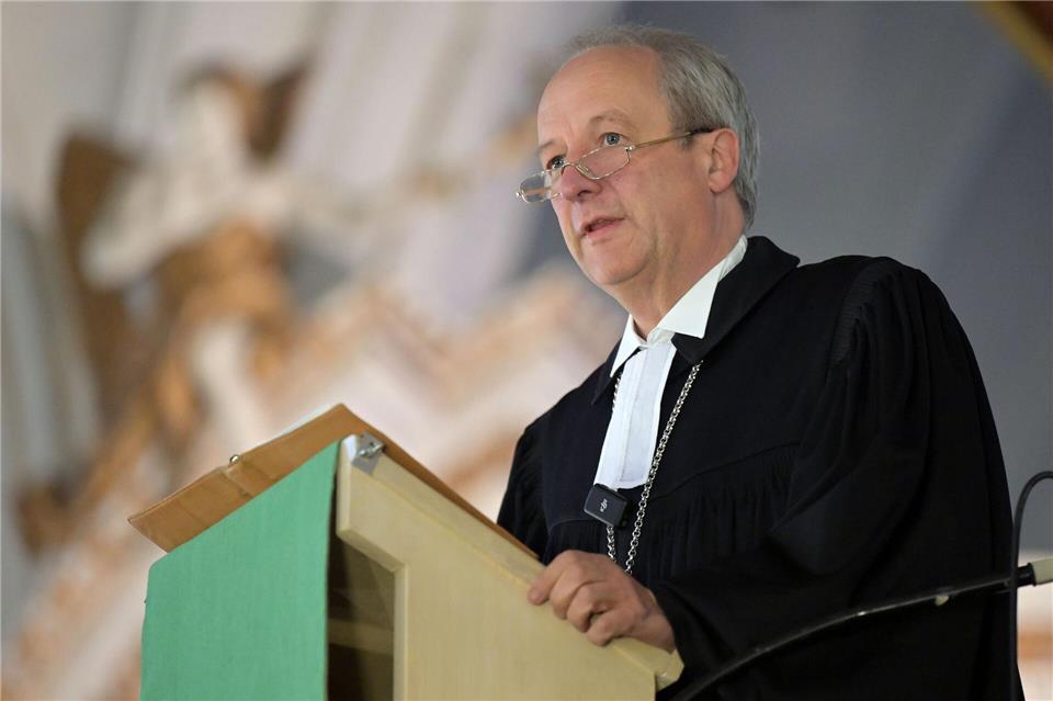 Der Landesbischof der Evangelischen Kirche Berlin-Brandenburg-schlesische Oberlausitz, Christian Stäblein, ruft am Erntedankfest zum Geben auf. (Archivbild)Michael Bahlo/dpa