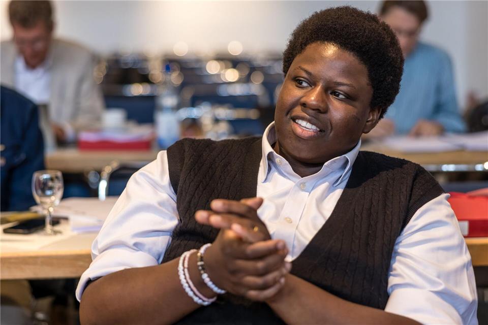 Der Landesvorsitzende der Jusos Brandenburg, Leonel Richy Andicene, kritisiert den Koalitionsvertrag von SPD und CDU. (Archivbild)Frank Hammerschmidt/dpa