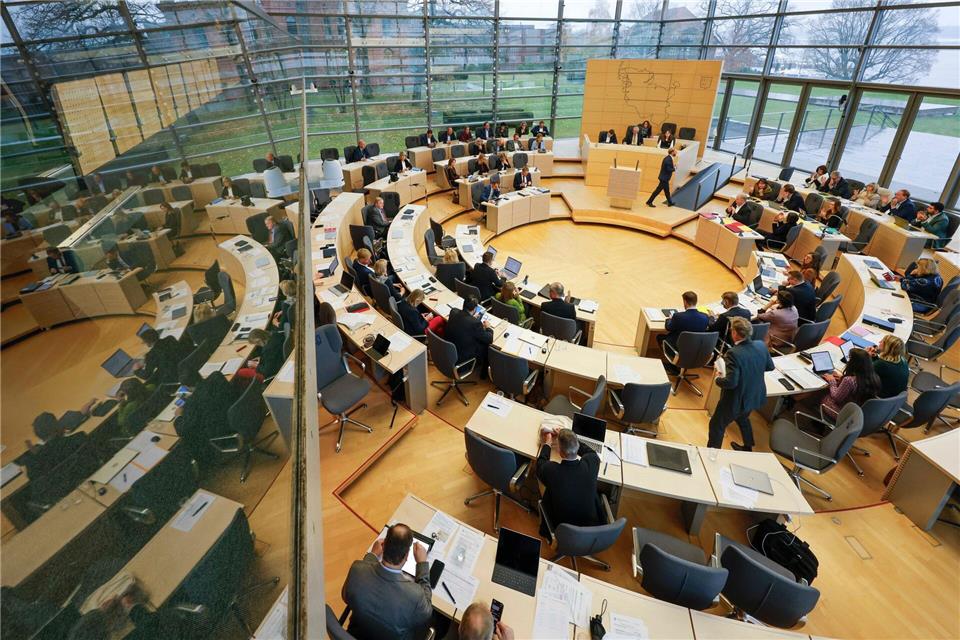 Der Landtag berät über kritische Infrastruktur.Frank Molter/dpa