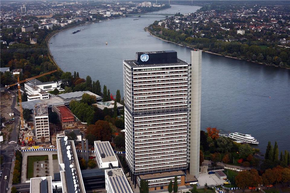 Der „Lange Eugen“, das ehemalige Abgeordnetenhaus des Bonner Regierungsviertels, ist heute Teil des UN-Campus. (Archivbild)picture alliance / dpa