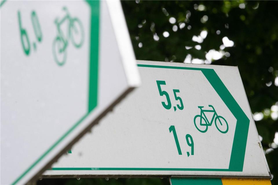 Der Lückenschluss für Radler zwischen Thüringen und Sachsen-Anhalt ist fertig. (Symbolbild)Sebastian Gollnow/dpa
