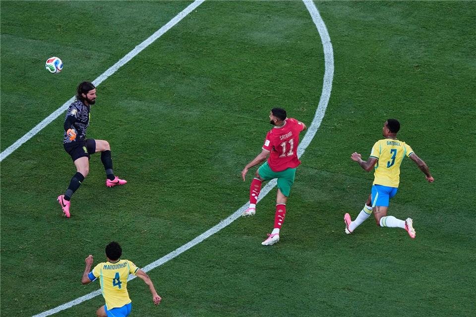Der Lupfer Saibaris gegen Brasilien sorgte für große Aufmerksamkeit in der Fußballwelt. (Archivfoto)Matt Slocum/AP/dpa