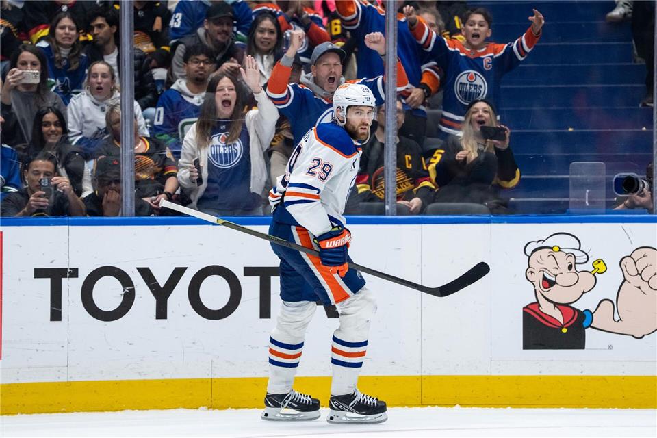 Der Mann mit Torgarantie: Leon Draisaitl.ETHAN CAIRNS/The Canadian Press/AP/dpa