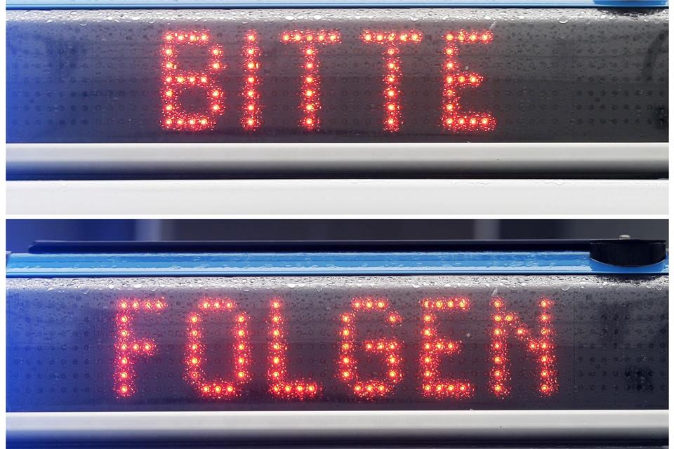 Der Mann versuchte, sich der Polizeikontrolle zu entziehen. (Symbolbild)Fredrik Von Erichsen/dpa