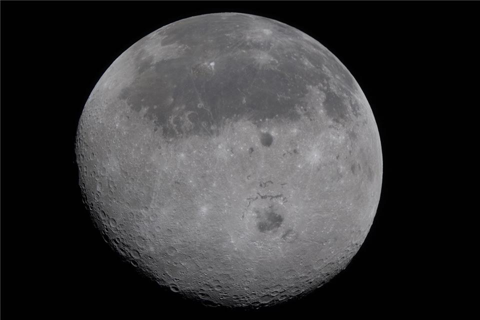Der Mond - aus der Perspektive der „Artemis 2“-Crew.Uncredited/NASA/AP/dpa