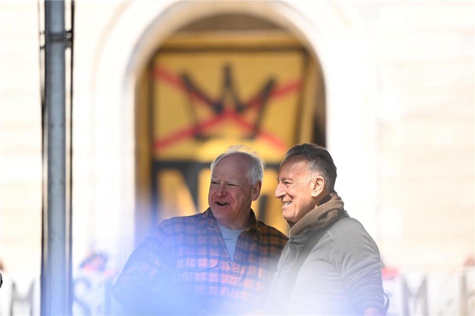 Der Musiker Bruce Springsteen teilt die Kritik an der US-Regierung. Tom Baker/FR172309 AP/AP/dpa