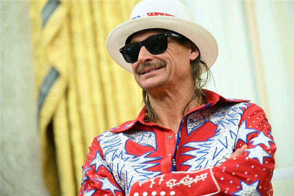 Der Musiker Kid Rock ist ein bekannter Trump-Anhänger. (Archivbild)Uncredited/Pool/AP/dpa