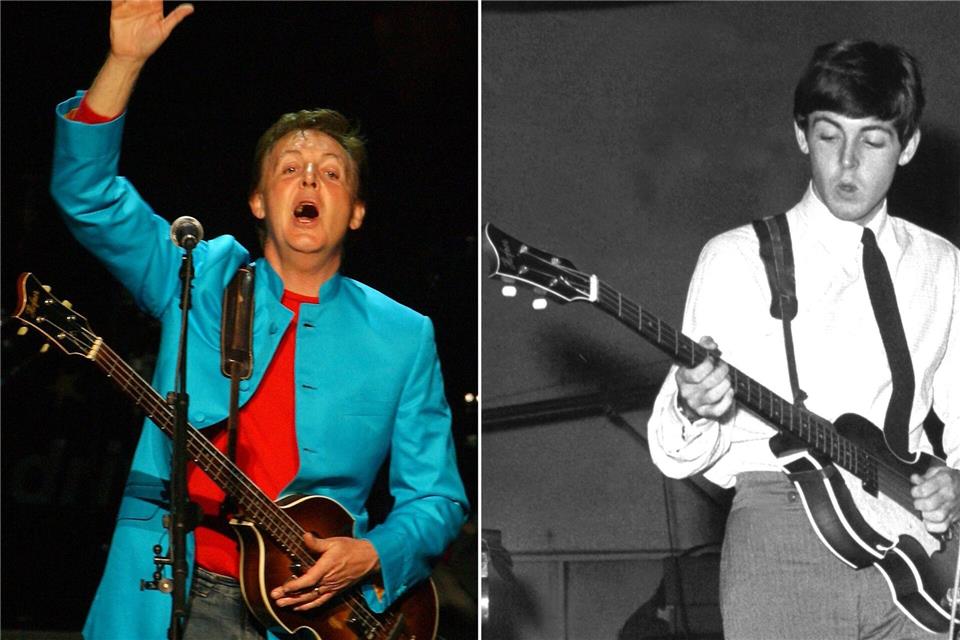 Der Musikinstrumenten-Hersteller Höfner hatte die Suche nach Paul McCartneys Bass-Gitarre unterstützt. (Archivbild)  Achim Scheidemann/-/dpa