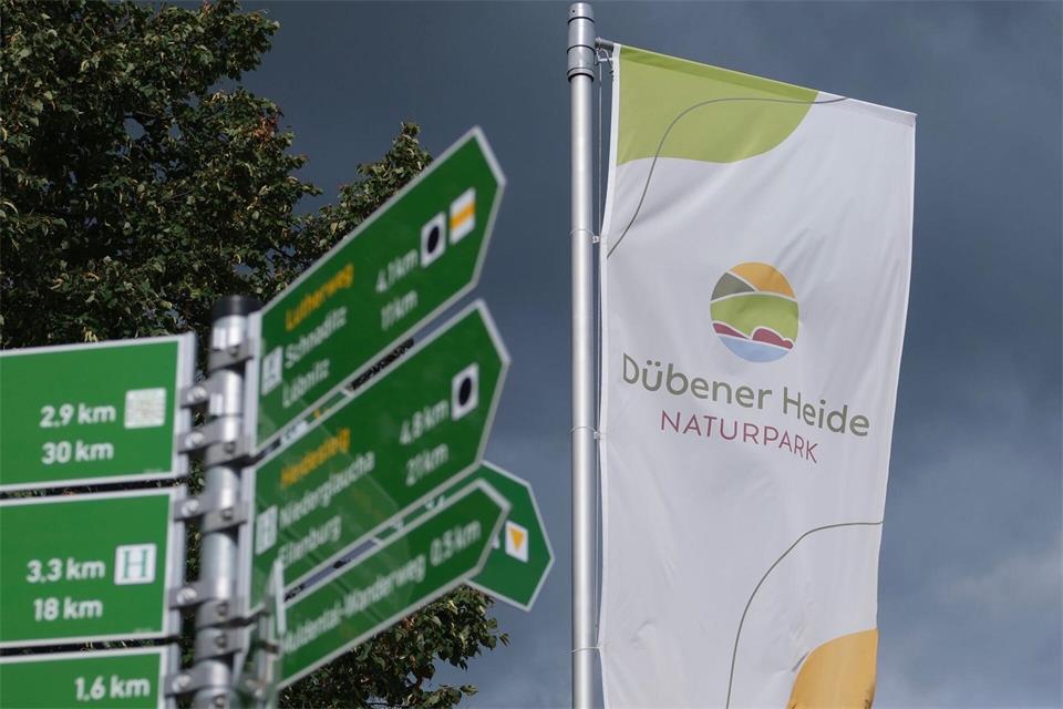Der Naturpark Dübener Heide liegt an der Grenze von Sachsen und Sachsen-Anhalt (Archivbild).Sebastian Willnow/dpa
