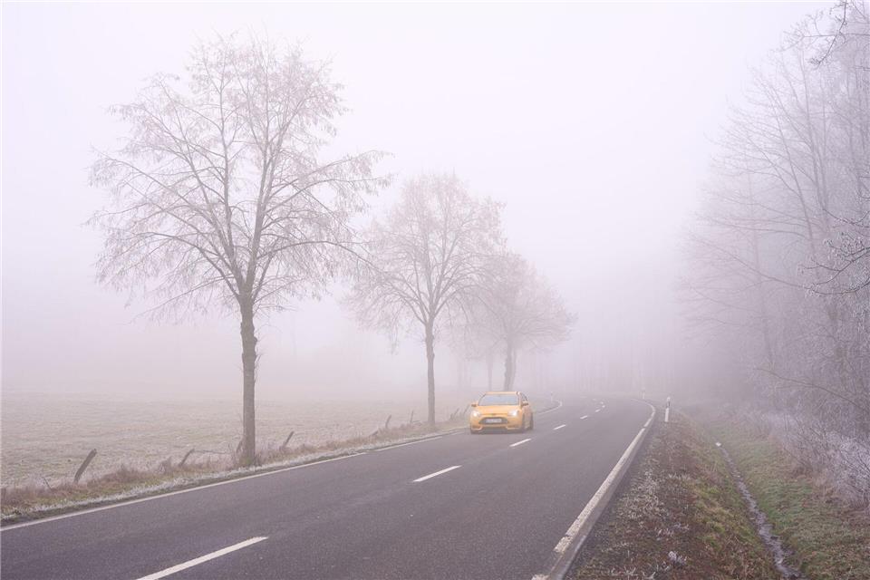 Der Nebel löst sich in den kommenden Tagen oft nur zäh auf. (Symbolbild)Thomas Frey/dpa