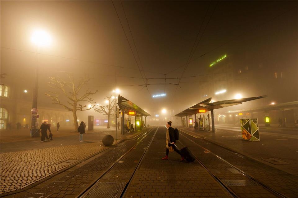 Der ÖPNV in Mainz steht weitgehend still.Andreas Arnold/dpa