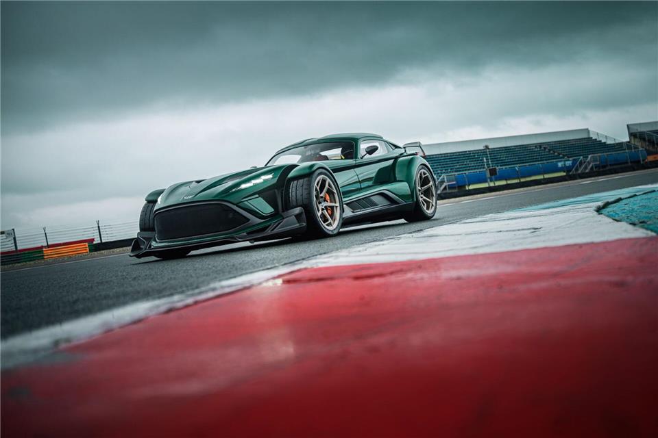 Der P24 RS von Donkervoort erreicht aus dem Stand nach 7,4 Sekunden 200 km/h und ein Spitzentempo von mehr als 300 km/h.Elìn De Wilde/Donkervoort/dpa-tmn