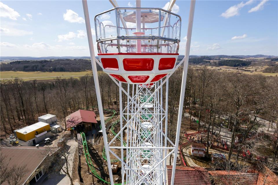 Der Park hat an diesem Wochenende wieder geöffnet. Thomas Warnack/dpa