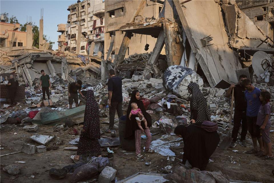 Der Plan für den Gazastreifen ist ambitioniert.Jehad Alshrafi/AP/dpa