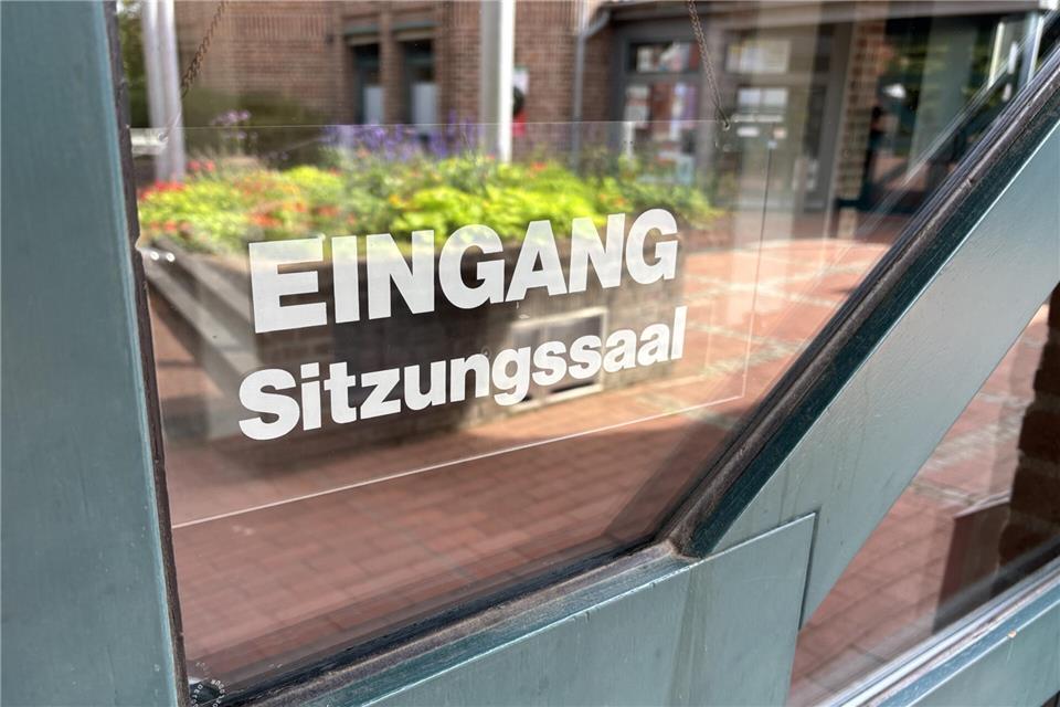 Der Planungsausschuss tagt im Sitzungssaal des Rathauses.